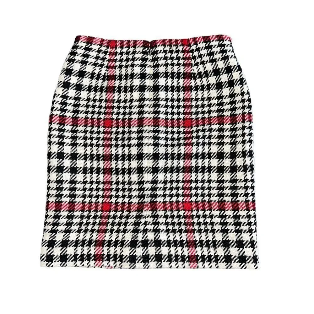 Talbots plaid wool